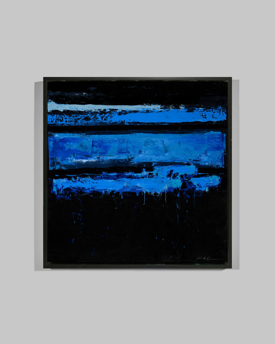 "Noir Et Bleu" Giclee Canvas Art by Robert Robinson